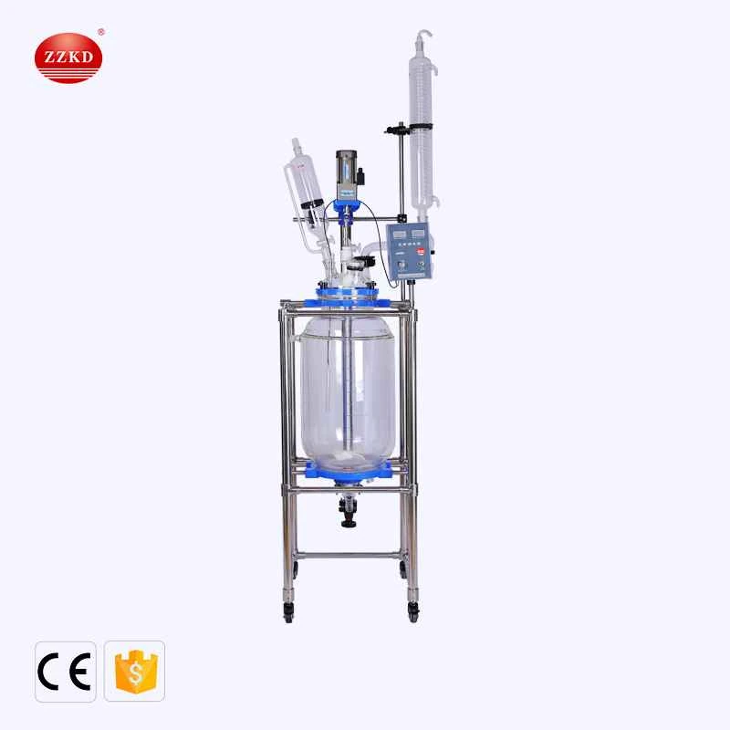 large glass reaction vessel