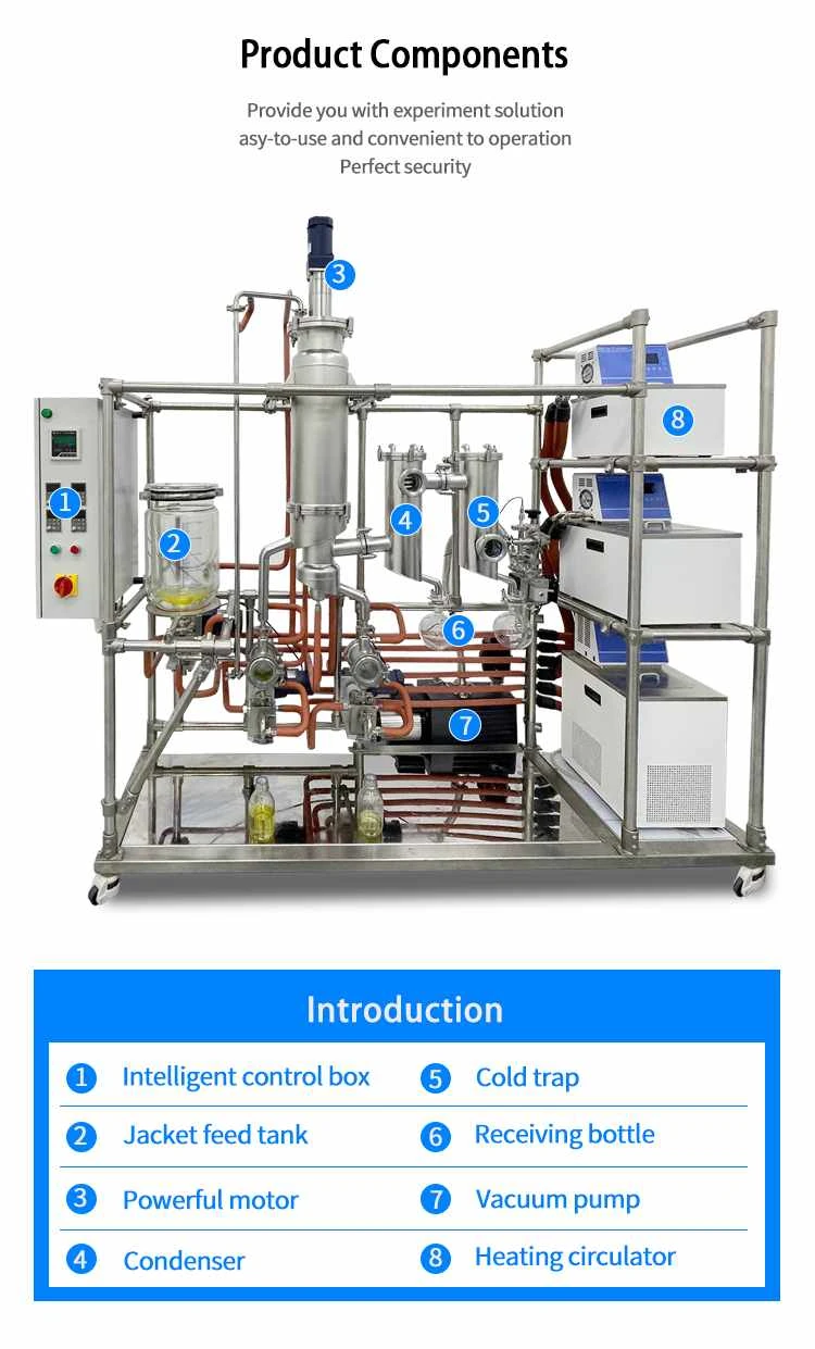 stainless steel molecular distillation