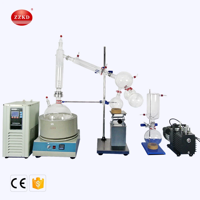 How to use a short path distiller kit?