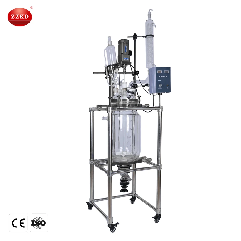 20L double-layer glass reactor 20L double-layer glass reactor