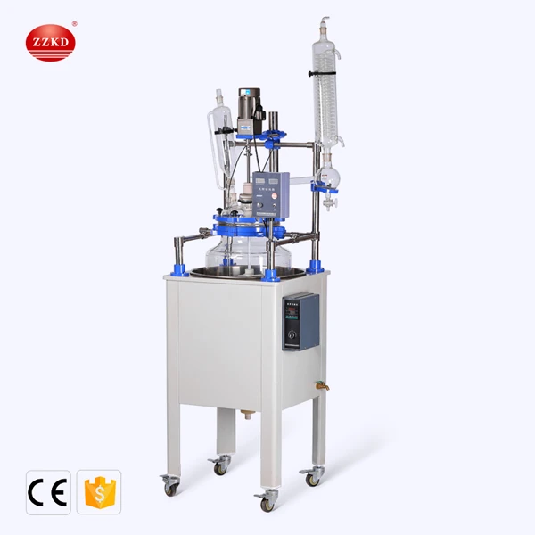single layer glass reactor