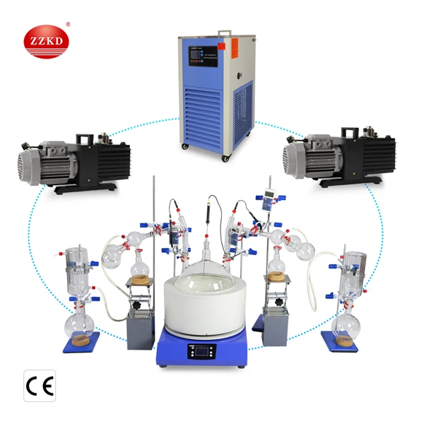 short path distillation equipment supporting equipment