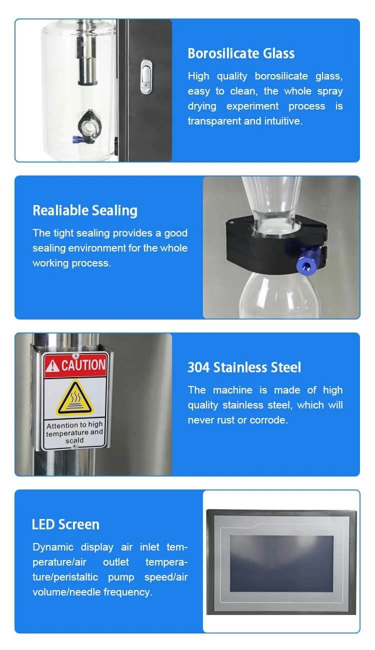 Lab Scale Spray Dryer Price Features
